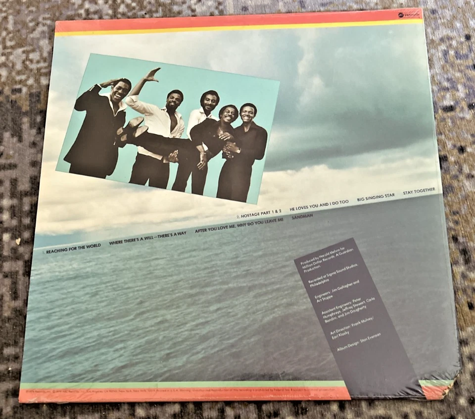 Harold Melvin and the Blue Notes, Reaching for the World, AB 969, Sealed - Image 2 of 3