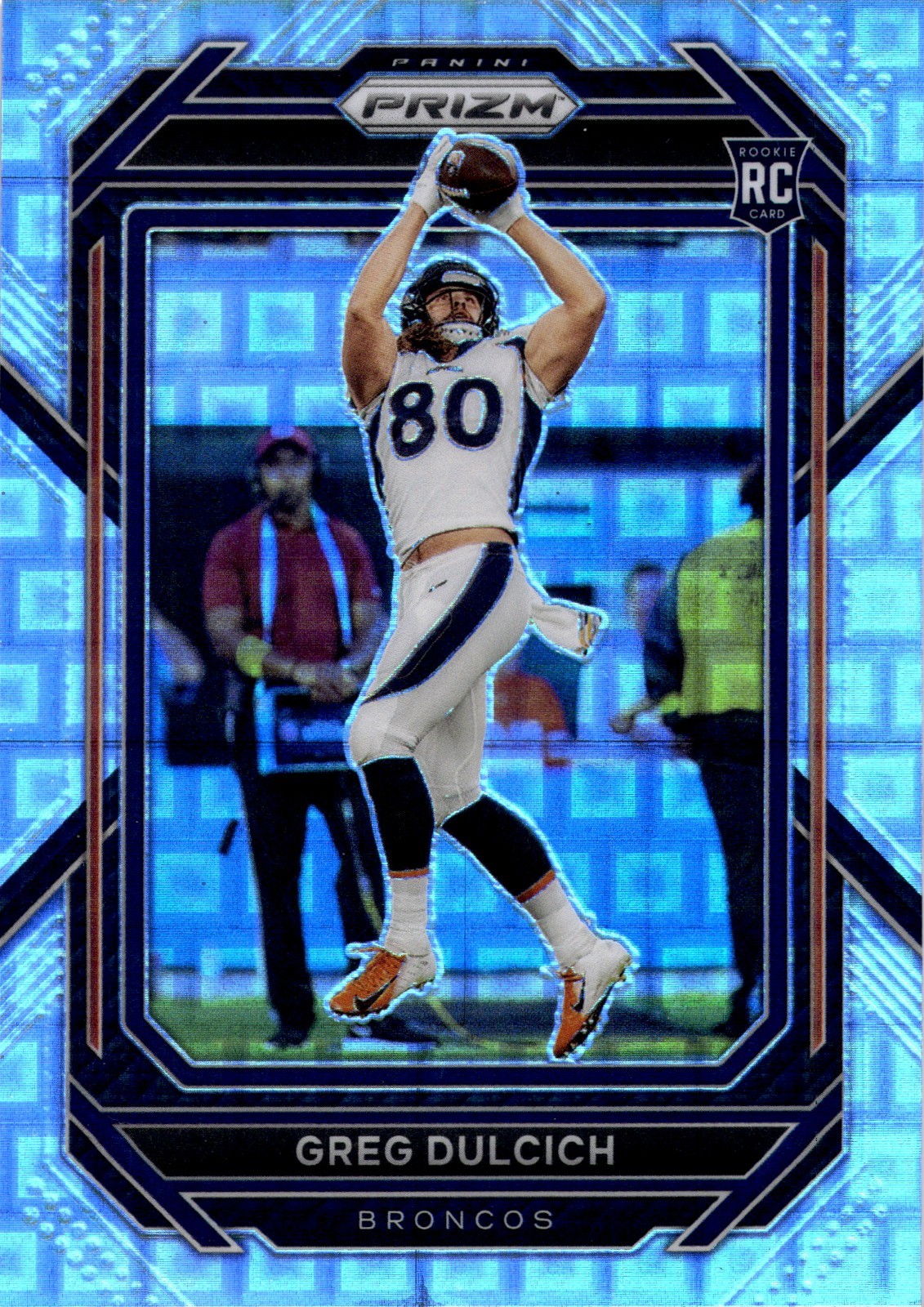 2022 Panini Prizm Pandora Premium Silver Holo /400 RC #360 Greg Dulcich