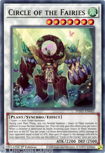 PHHY-EN042 Circle of the Fairies :: Common 1st Edition Mint YuGiOh Card