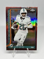2025 Topps Chrome Football Devon Achane Pigskin Refractor #188
