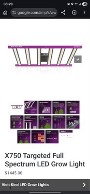 Kind LED X750 Grow Light with UV and IR