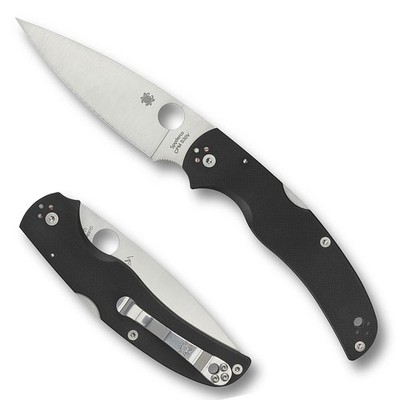 Spyderco Native Chief mit CPM S30V Klinge und G10 Griff in schwarz, Lockback