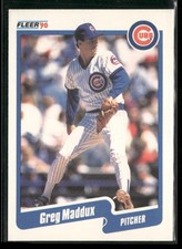 1990 Fleer #37 Greg Maddux Chicago Cubs