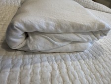 Restoration Hardware Twin White Linen Duvet