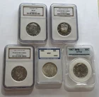 Slabbed Silver JFK Half Dollar Lot of 5 🇺🇸