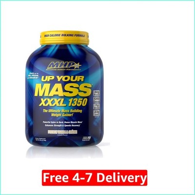 MHP Up Your Mass XXXL 1350 - High-Calorie Muscle Builder, French Vanilla Creme