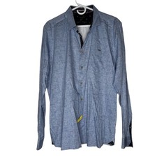 Ted Baker London Light Blue Button-Down Shirt 100 cotton button up dress men