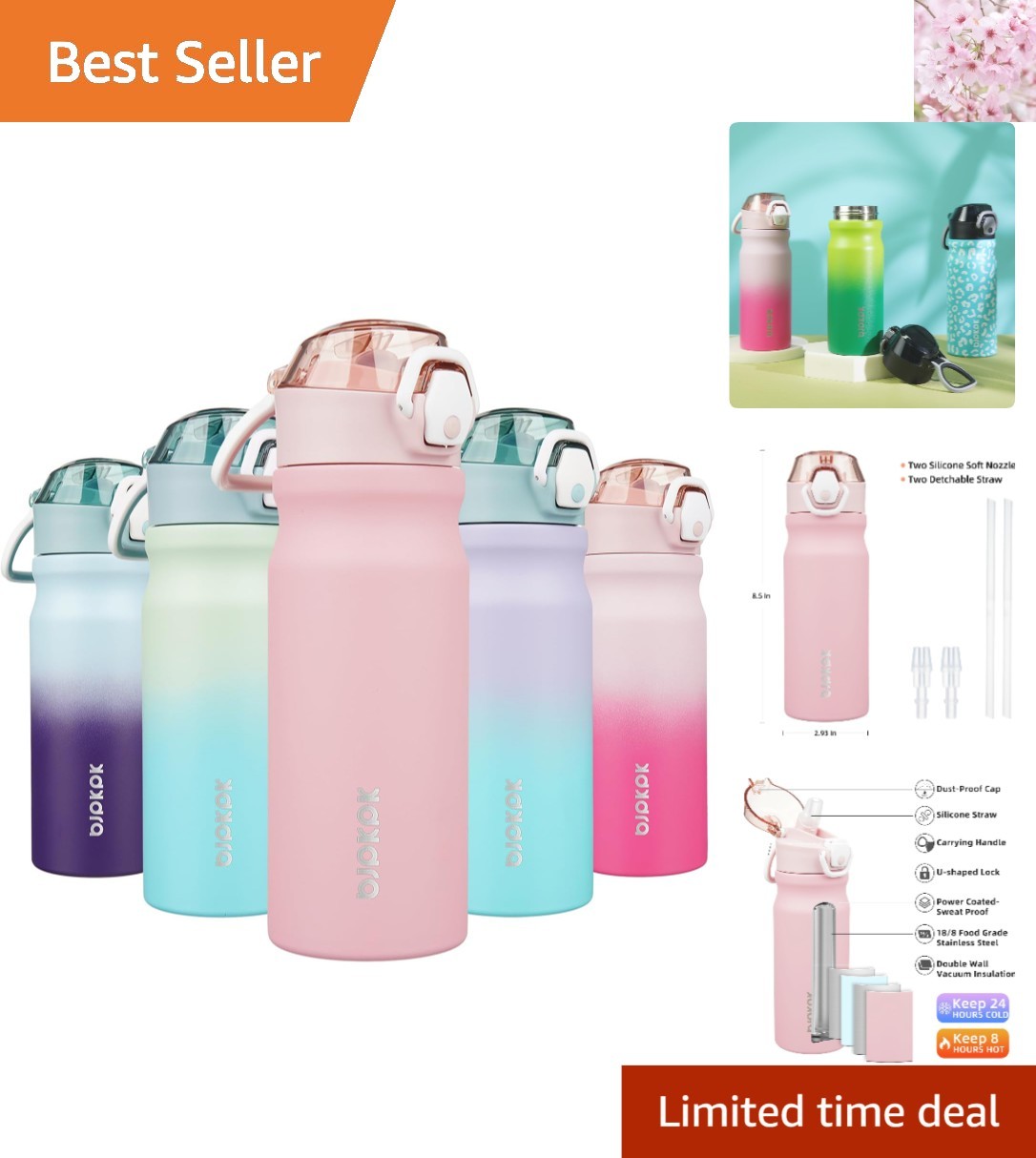 With Carry Handle &ndash; Leakproof & Bpa-free
