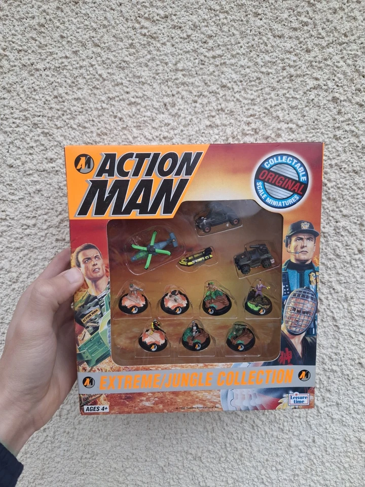 ACTION MAN URBAN & JUNGLE COLLECTION 2 Miniature Set 1996 Hasbro Toy Vintage New - Immagine 4 di 4
