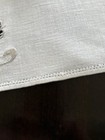 Vintage Italian NAPKINS 6 @ 15" ~ Embroidered w/Reticella Insert on one Corner — photo 4