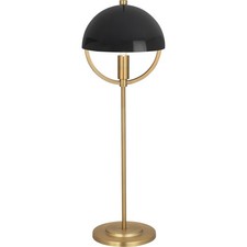 Robert Abbey Mavisten Edition Copernica Table Lamp, Brass/Piano Black - 600BLK