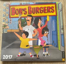 BOB'S BURGERS OFFICIAL 2017 CALENDAR RARE BRAND NEW & SEALED!