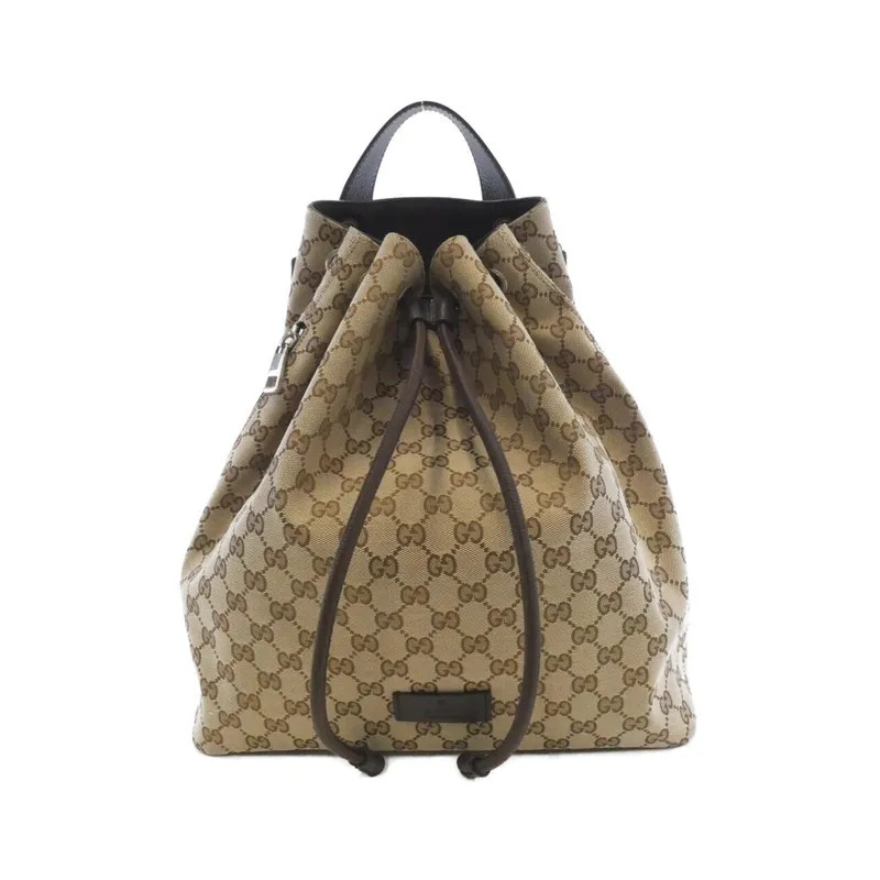 Gucci Backpack Canvas Brown - image 1