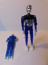 Micronauts Action Figure Mego Inter-Changeables Blue Translucent Time Traveler