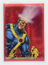Cyclops 2024 Marvel Masterpieces 92 Platinum #13 Red Prism /492