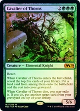 MTG Cavalier of Thorns - Foil - Prerelease Promo, NM-Mint, English Promo: Prerel