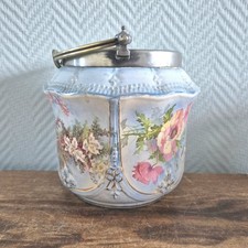 Boîte à biscuits ancienne en porcelaine, bocal à bonbons, boîte de...