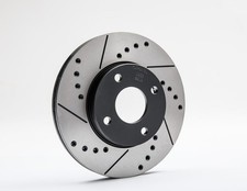 Tarox Sport Japan Front Drilled & Grooved Brake Discs Kit For Fiesta 2017-2023