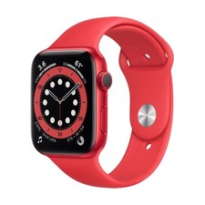 Apple Watch Series 6 (GPS, 40mm) Red Aluminium Case + Red Strap