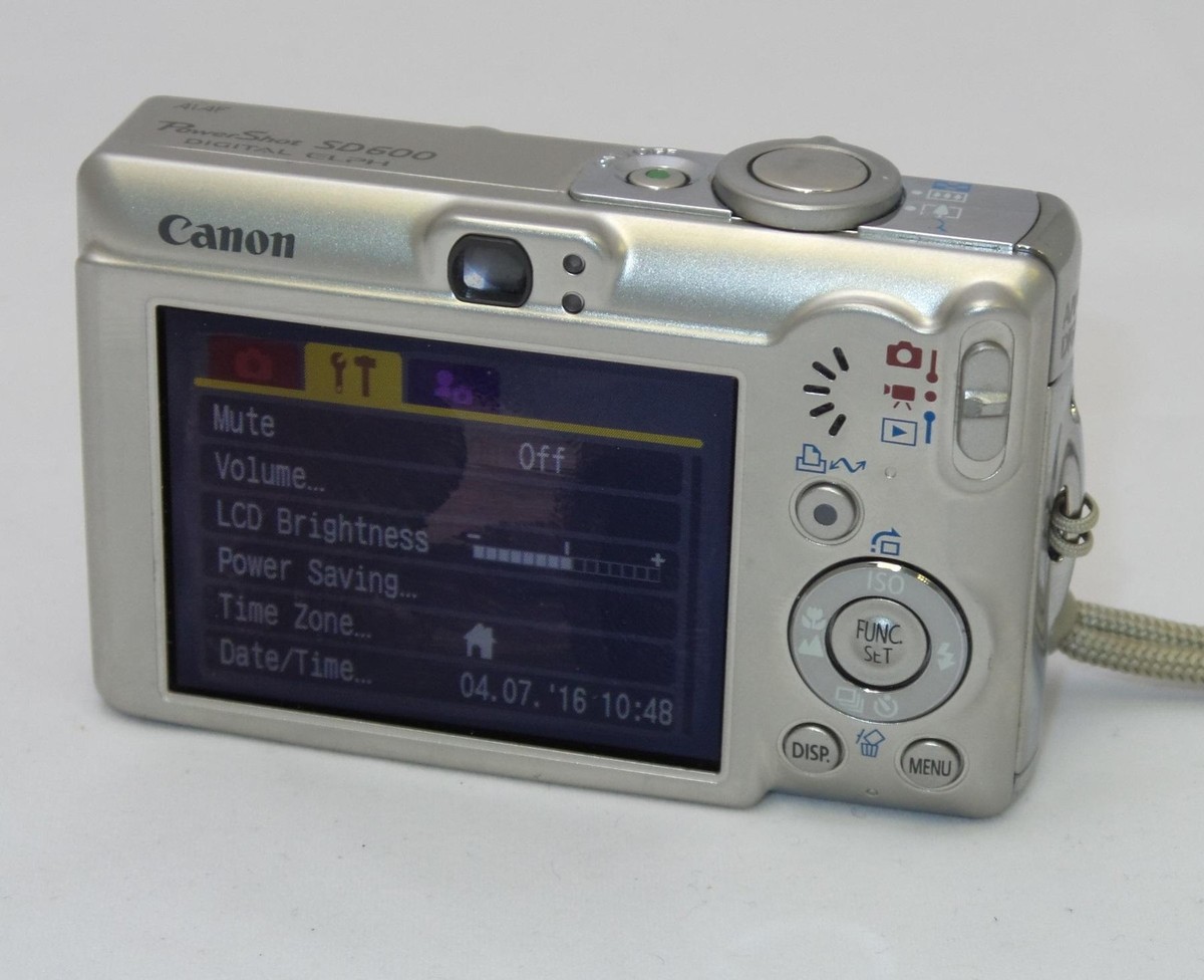 Canon PowerShot SD600 6MP Digital Elph Camera 3x Optical Zoom 