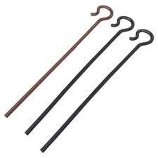 Reusable Plastic Shepherd Staff Prop Assorted Color Cosplay Cane Accessory
