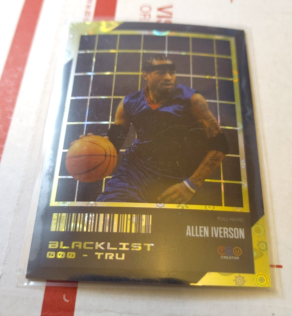 2024 TruCreator Allen Iverson Sweat Edition Card 1/1 | eBay