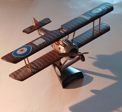 Lead Fighter Plane - GB - SOPWITH F1 CAMEL - 1/100th - Del Prado
