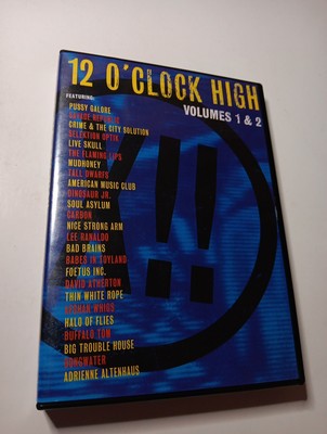 12 O clock High Volumes 1 & 2 DVD, Punk Rock, (Rare Amazon Manufactured DVD)
