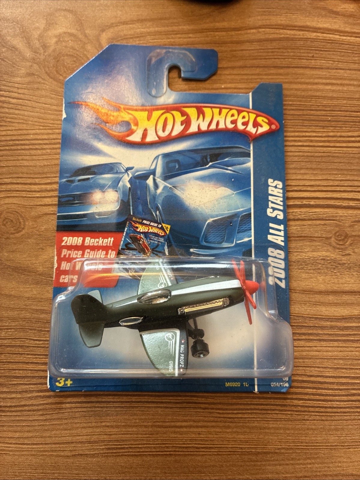 2008 Hot Wheels #54 All Stars MAD PROPZ Green/Black Variant w/Chrome MW 5 Spoke