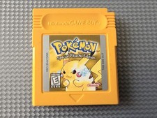 Pokémon Yellow Special Pikachu Edition Nintendo Game Boy Authentic Tested