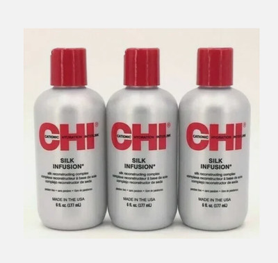 CHI Infra Silk Infusion Leave-In Reconstructing Treatment  6  oz Pack of 3
