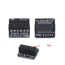 1PCS TPM 2.0 Security Module SPI 12Pin Security Module For GIGABYTE GC-TPM20