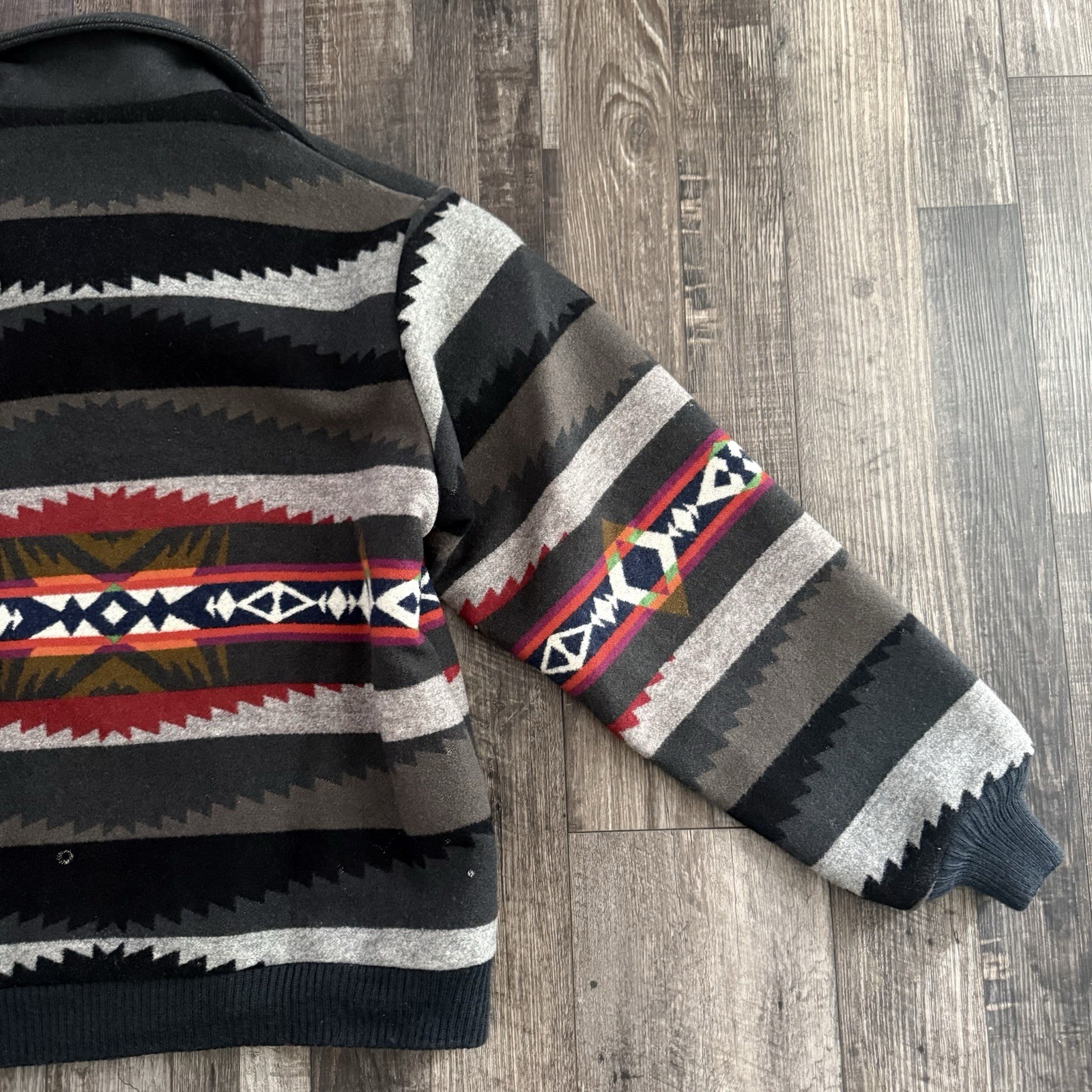Pendleton black multi coloured zip up jacket. Siz… - image 4