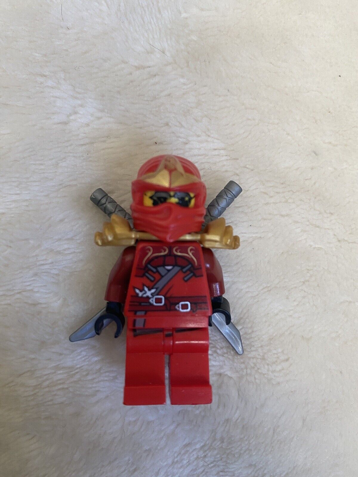 Kai ZX Armor LEGO Ninjago Minifigure Figure 2012 Black Swords Red Ninja C16-3 