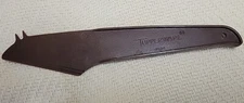 Vintage Tupperware Cheese Knife Slicer Fork Server Spread Gadget 1223 -1 Brown