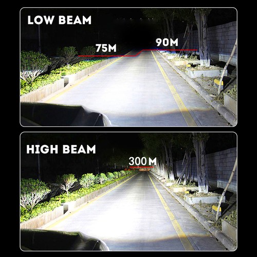 H13/9008 LED Headlight High Low Beam Bulbs for Ford Escape 2008-2012 Plug Play - Picture 12 of 12