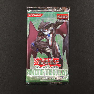 Power of the Duelist Empty Pack / Wrapper 1st Edition English YUGIOH    READ!!!!