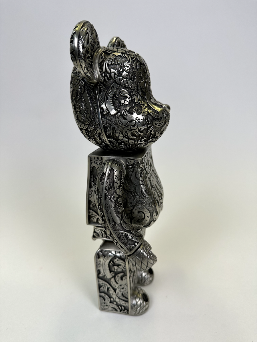 Steven Harrington 400% Royal Selangor Pewter Medicom Bearbrick