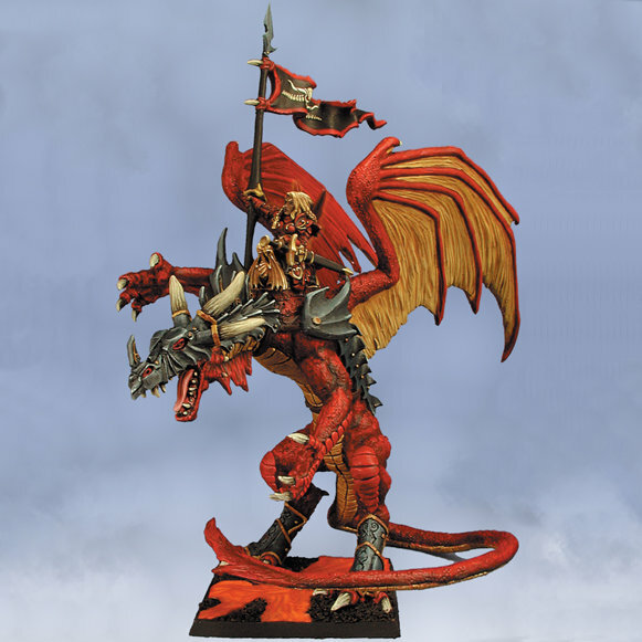 Reaper Dark Heaven Legends 03000 Kyra and Lavarath Dragon Rider