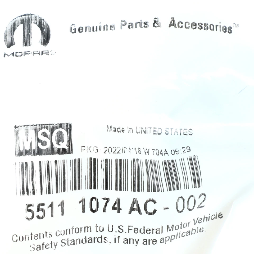 Jeep Dodge Chrysler 1984-2017 radiador refrigerante depósito tapa fabricante de equipos originales nuevo Mopar Foto 4 de 4