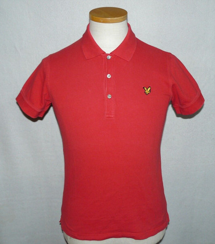 Lyle & Scott, Lyle & Scott Vintage Polo Hommes Rouge Taille M