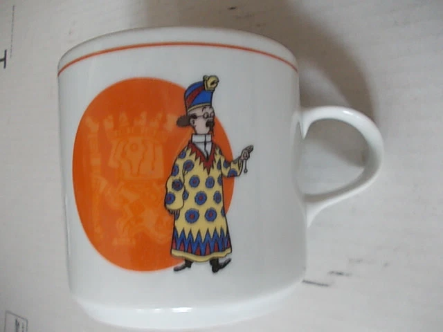 TINTIN Hergé très belle tasse porcelaine 1990 Tables et Couleurs Temple Soleil ! - Photo 3/3