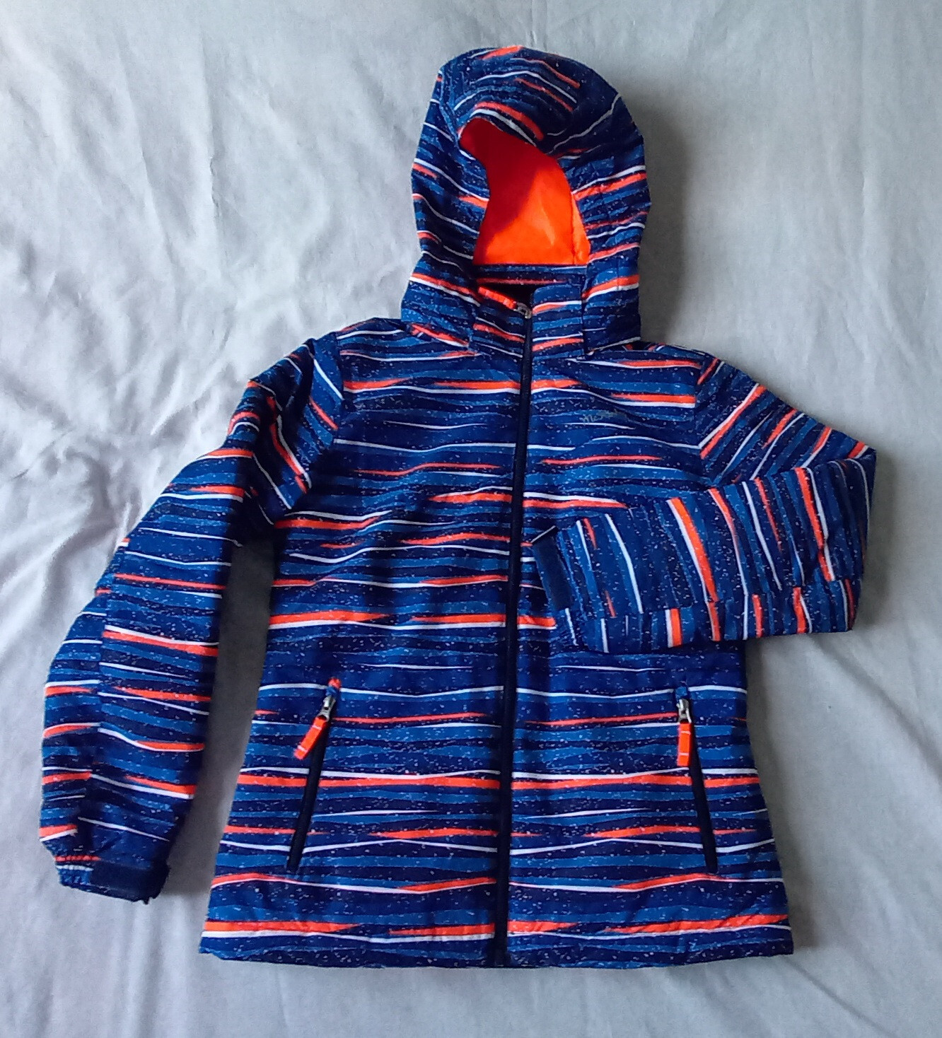 Blouson de ski bleu marine et corail McKinley pour femme taille M