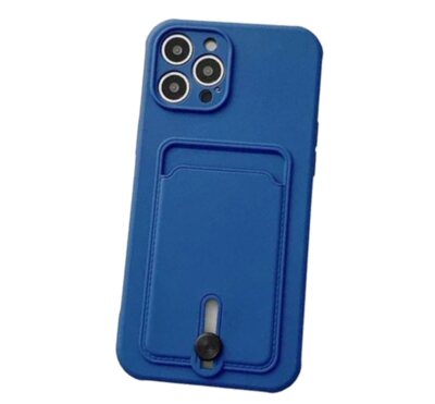 Hülle für iPhone 15 15 Pro 15 Pro Max Plus Kartenfach Halter Glatt Silikon Cover