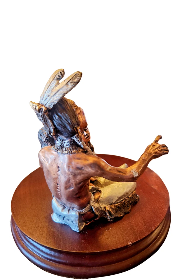 C.A. Pardell 1991 Legends Sculpture 'Storyteller' Limited Edition 378/950 - Image 4 of 4