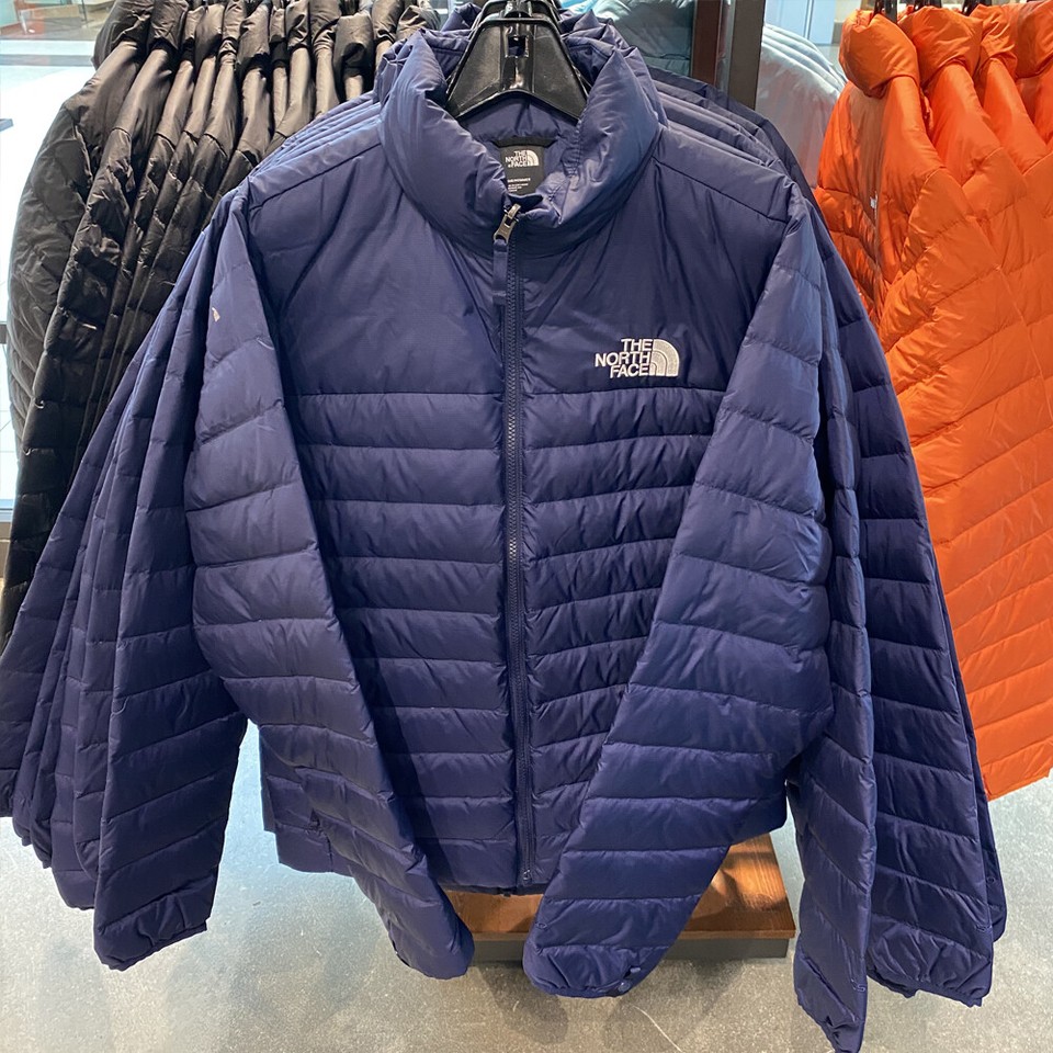 The North Face Men's 550 Down Jacket,NF0A55XGL4U,Winter Warm,Pressure CreasBlue eBay