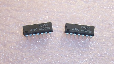QTY (25) NJM2035D NEW JAPAN RADIO 14 PIN DIP STEREO MODULATOR 2035D NOS 1 TUBE