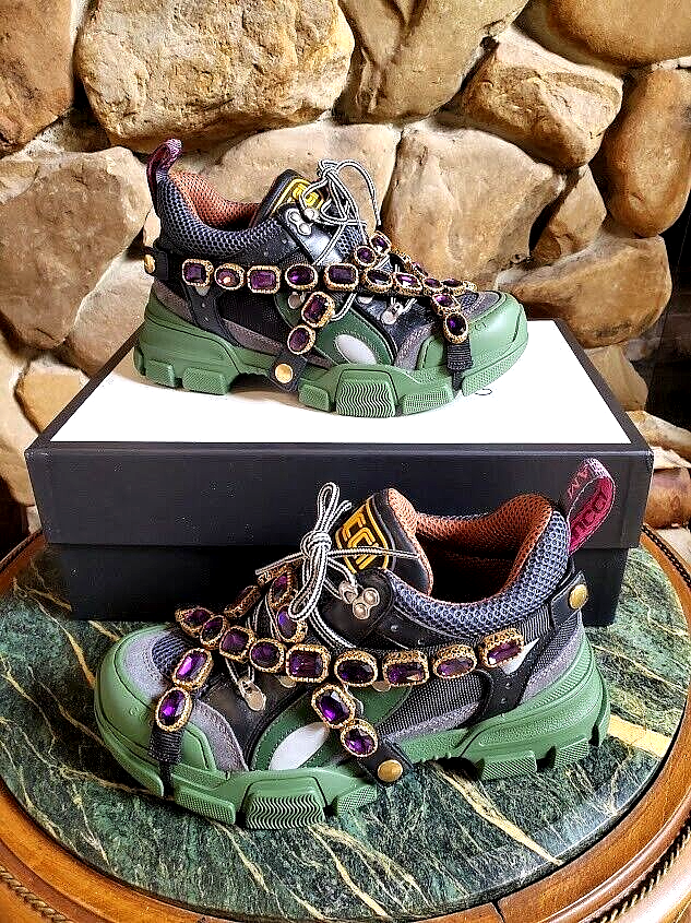 Gucci Flashtrek Green Unisex Size 7.5 | eBay Gucci Flashtrek Green Unisex Size 7.5 | eBay