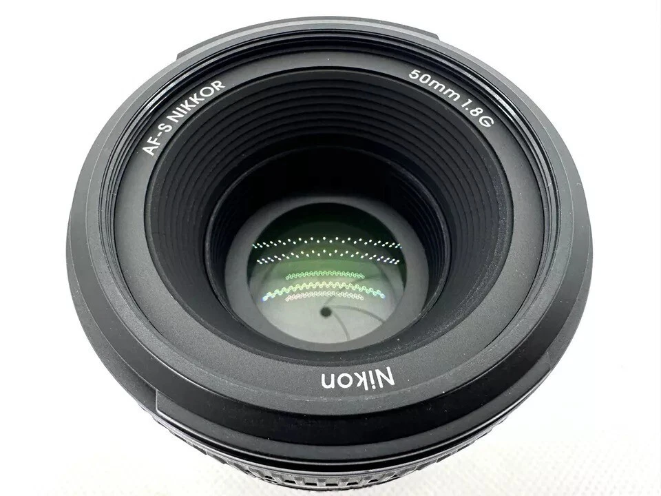 Como nuevo NikonAf-S Nikkor 50 mm F1.8G teleobjetivo medio estándar lente de enfoque único para Foto 2 de 4