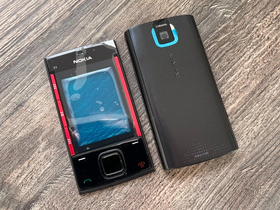 Nokia X3-00 Full Housing Cover With Buttons Red Color - Image 2 of 4